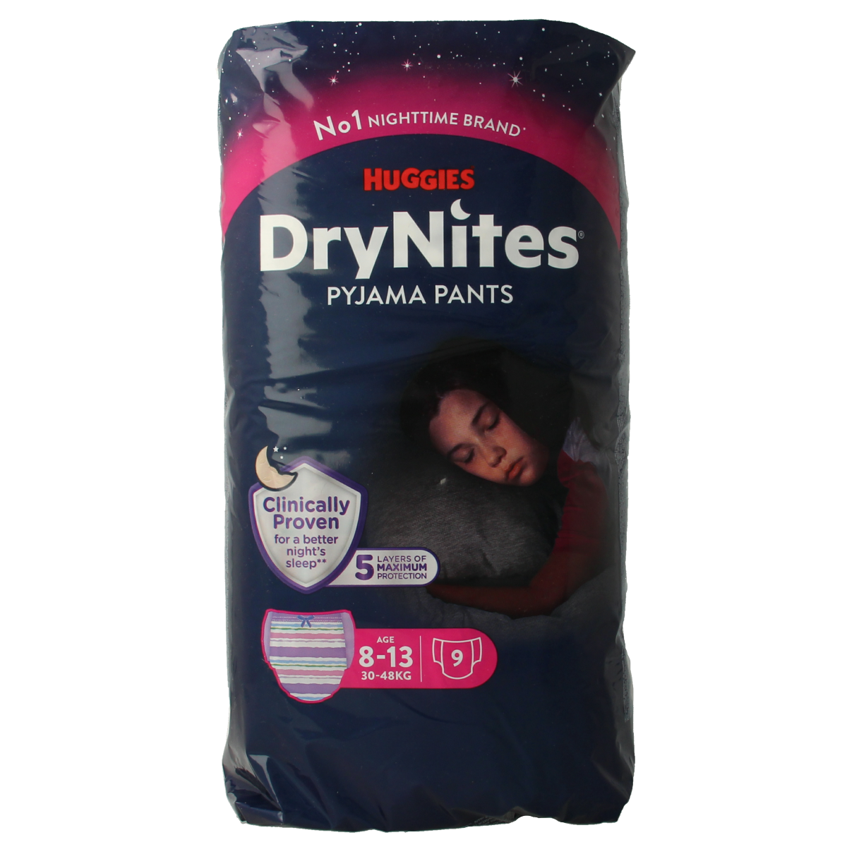 Huggies Drynites girl 8-13 jaar 9 Stuks