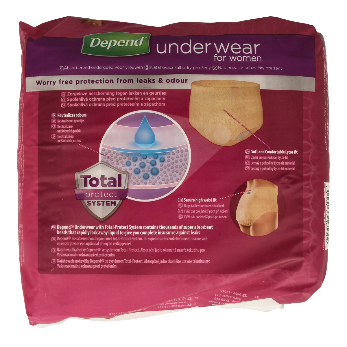 Depend Pants female super maat S/M 10.00 Stuks