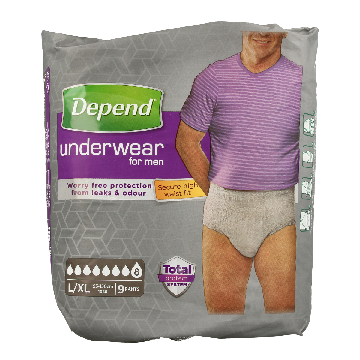 Depend Pants men super maat L/XL 9.00 Stuks