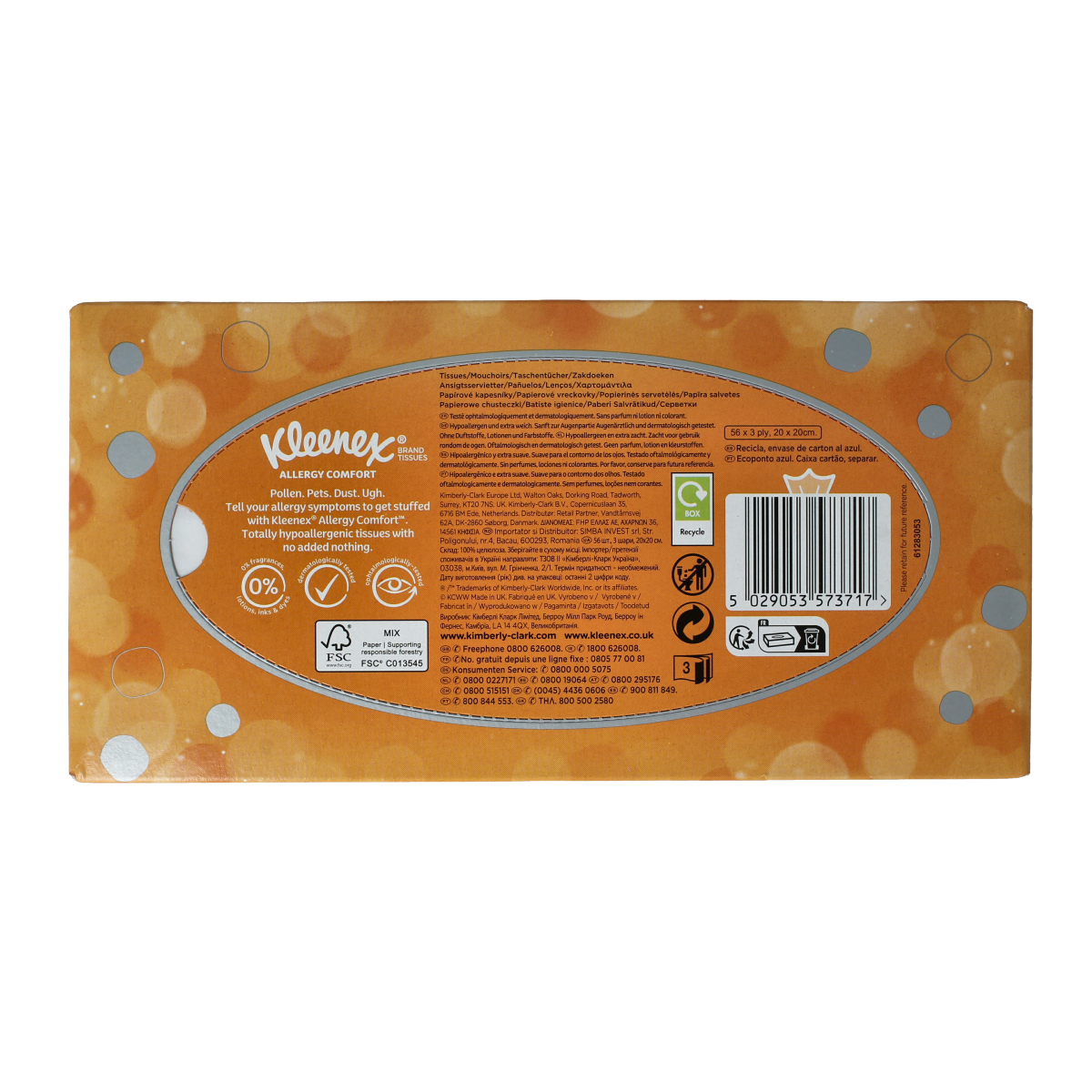 Kleenex Allergy comfort tissue 56.00 Stuks