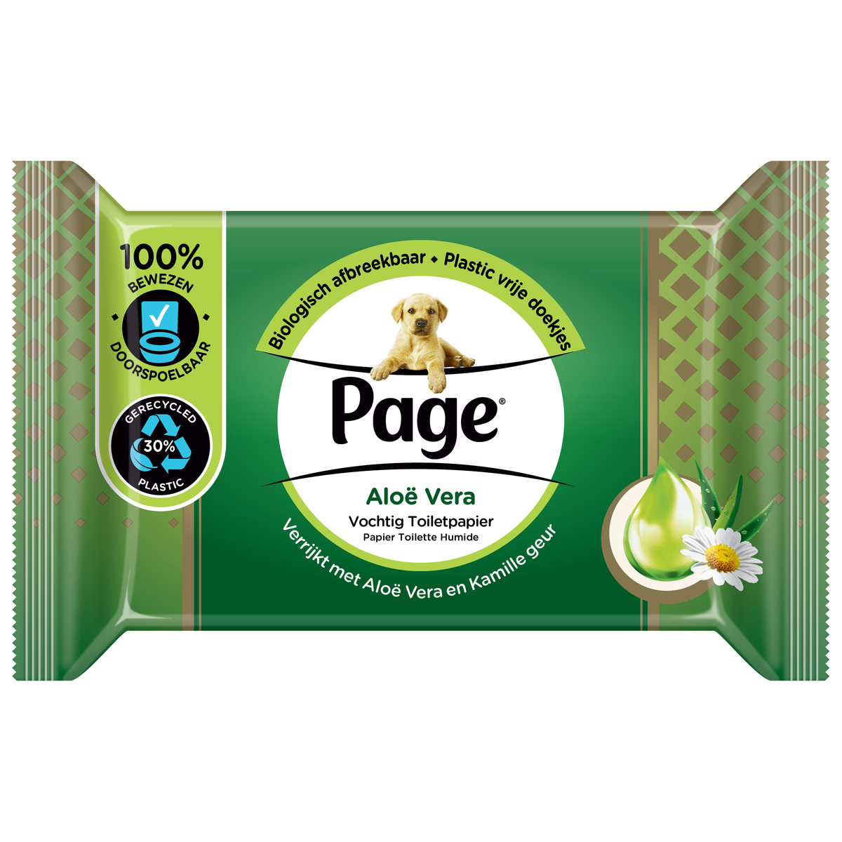 Page Vochtig toiletpapier aloe vera navulling 38.00 Stuks