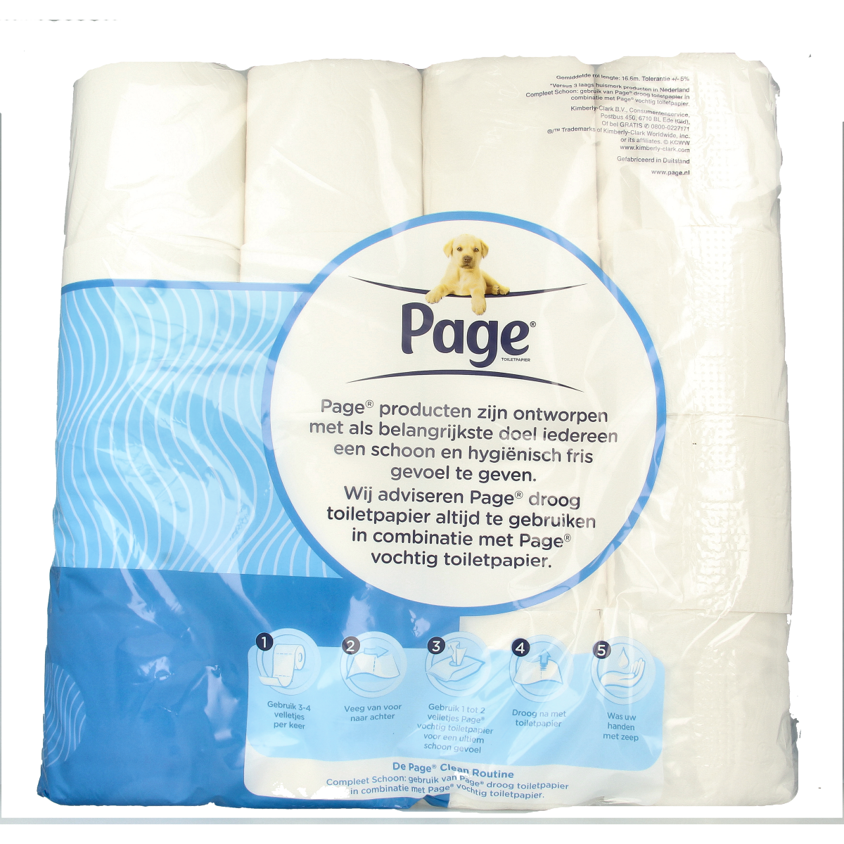Page Compleet schoon 32.00 Rol