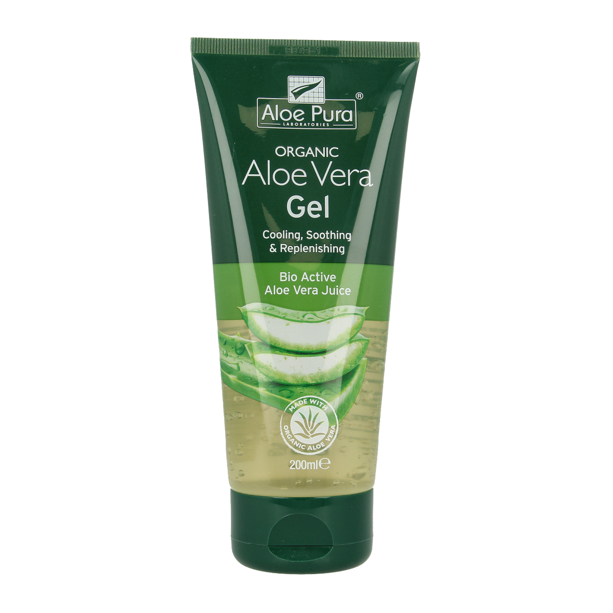 Optima Aloe pura aloe vera gel organic original 200.00 Milliliter