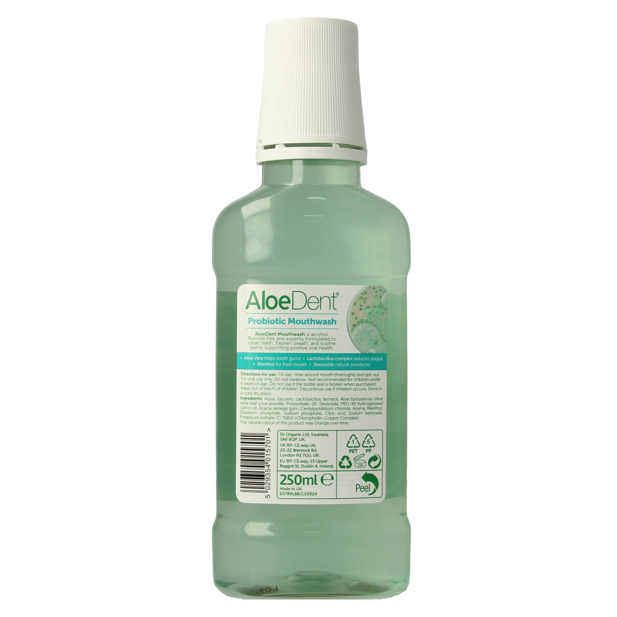 Aloe Dent Mondwater probiotic 250.00 Milliliter