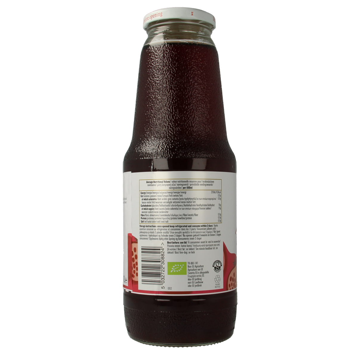 Biona Granaatappelsap bio 1.00 Liter
