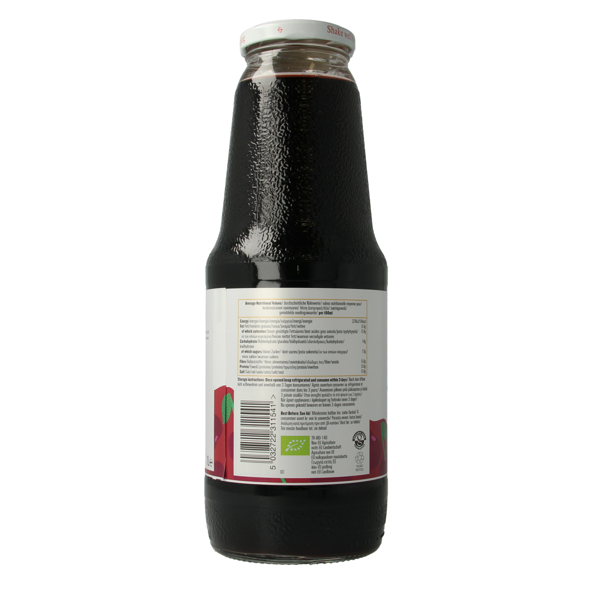 Biona Kersensap bio 1.00 Liter