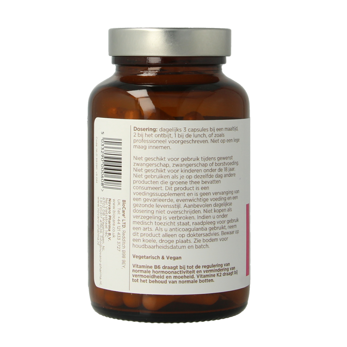 BioCare Menopauze multinutrient 90.00 Vegetarische capsules