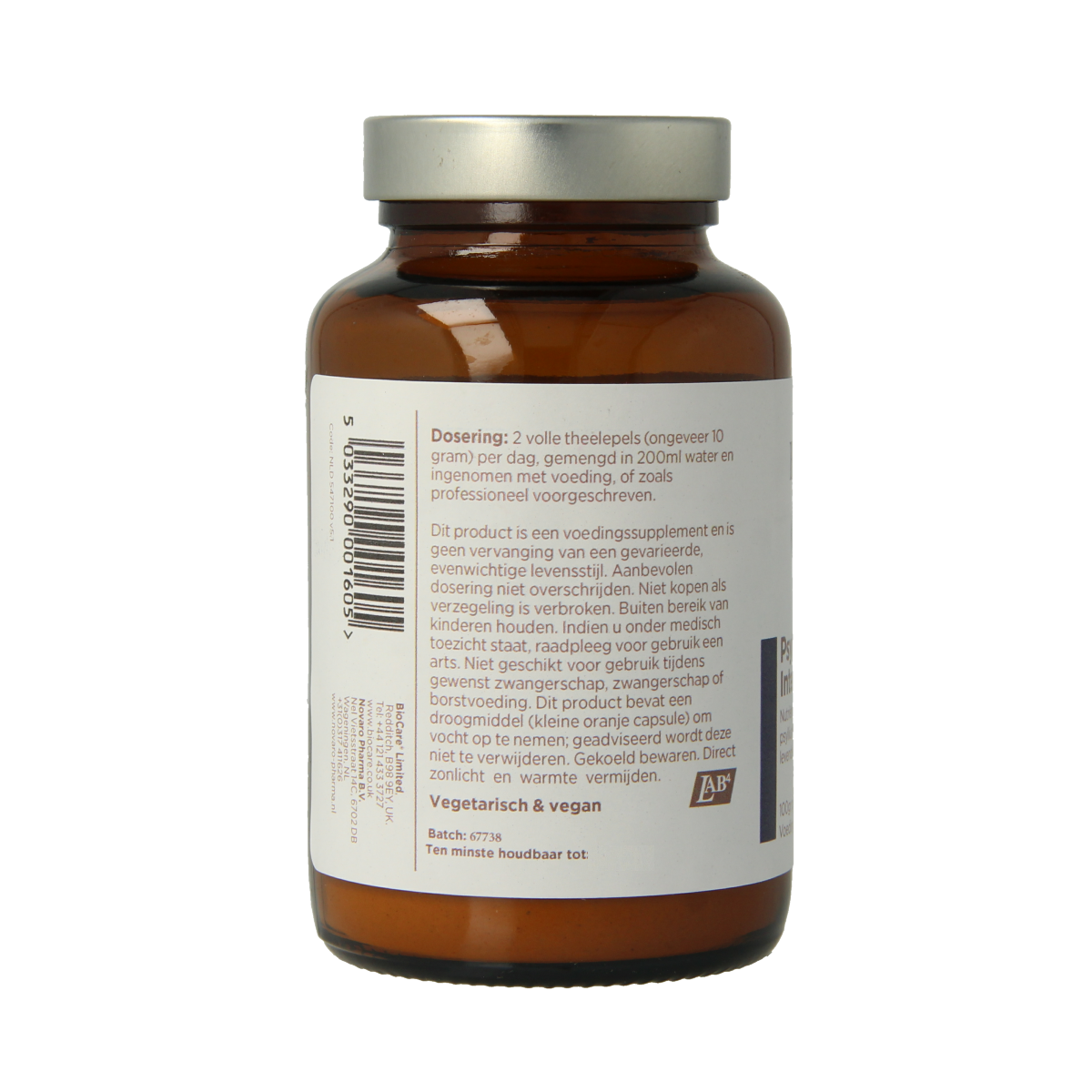BioCare Psyllium intensief 100.00 Gram