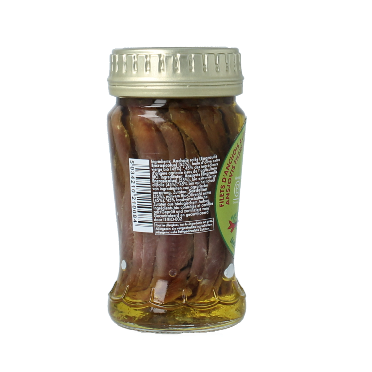 Fish 4 Ever Ansjovisfilet in olijfolie 95.00 Gram