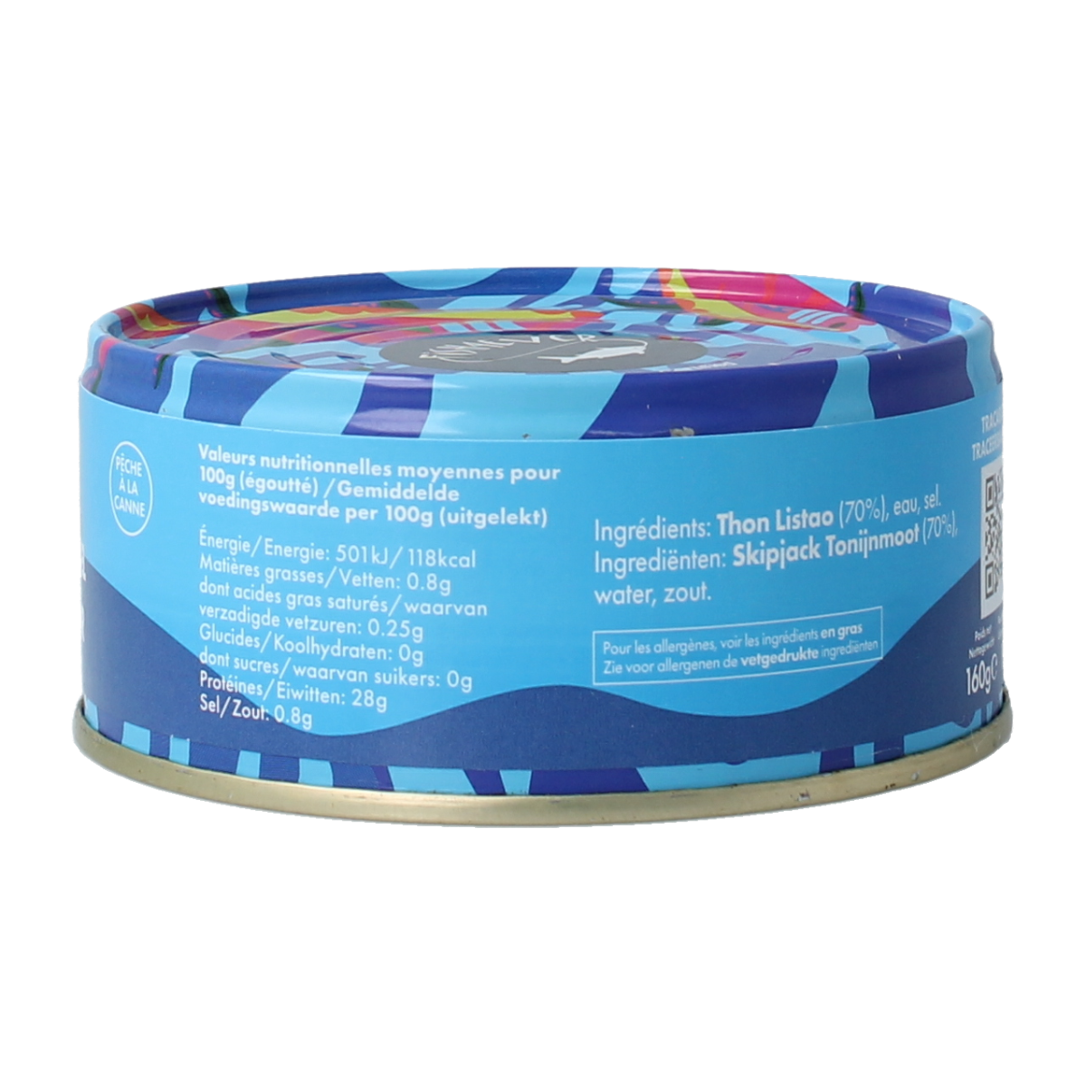 Fish 4 Ever Tonijnstukken in water 160.00 Gram