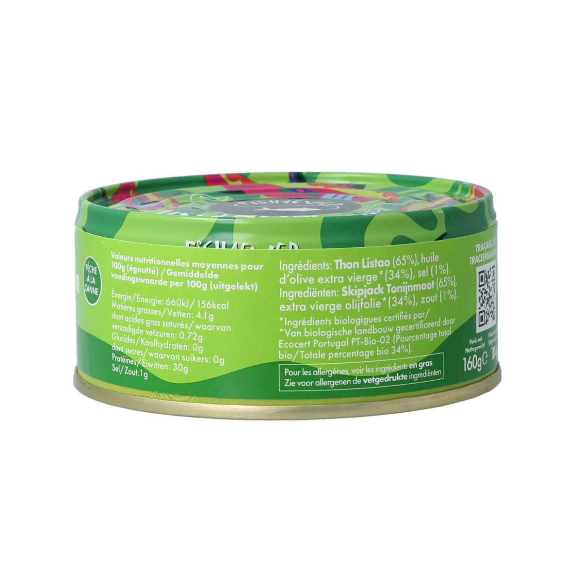 Fish 4 Ever Tonijnmoot in olijfolie 160.00 Gram