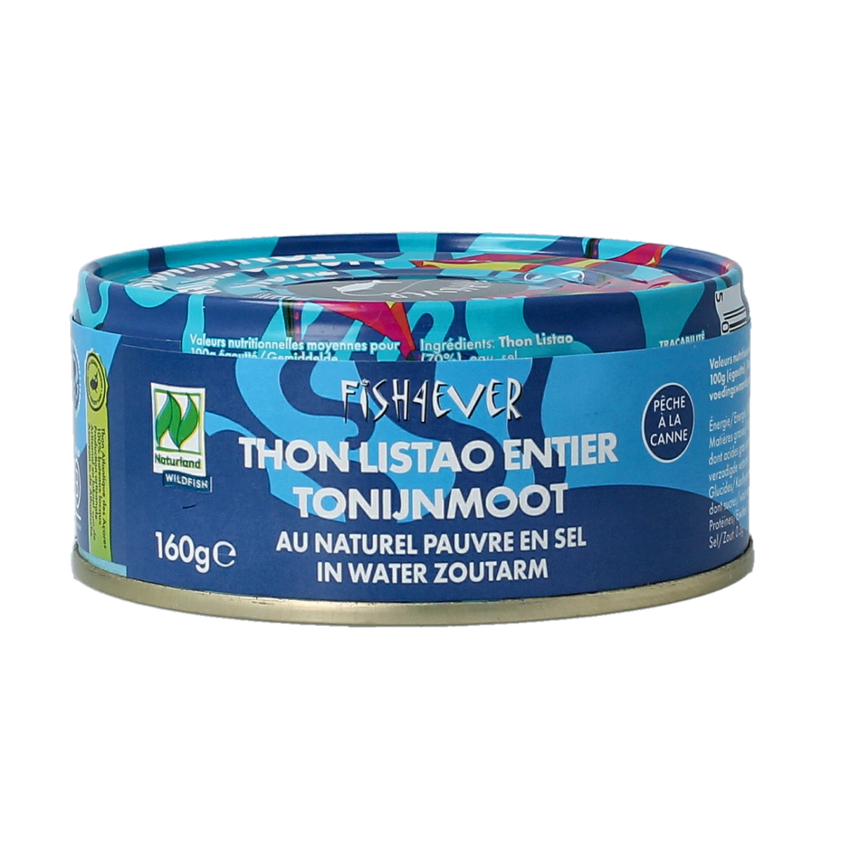 Fish 4 Ever Tonijnmoot in water 160.00 Gram