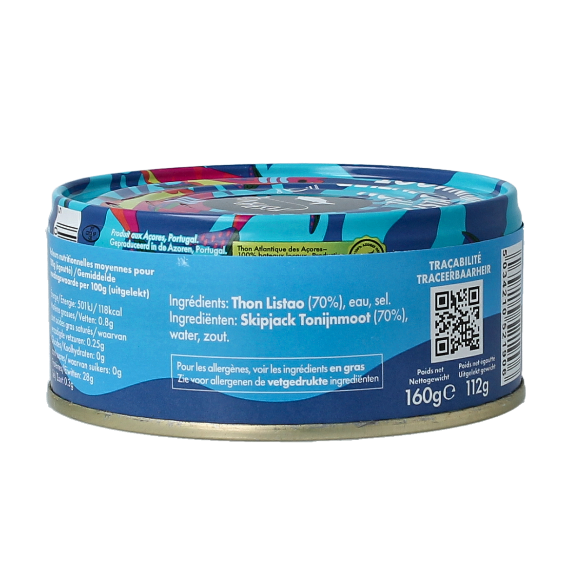 Fish 4 Ever Tonijnmoot in water 160.00 Gram