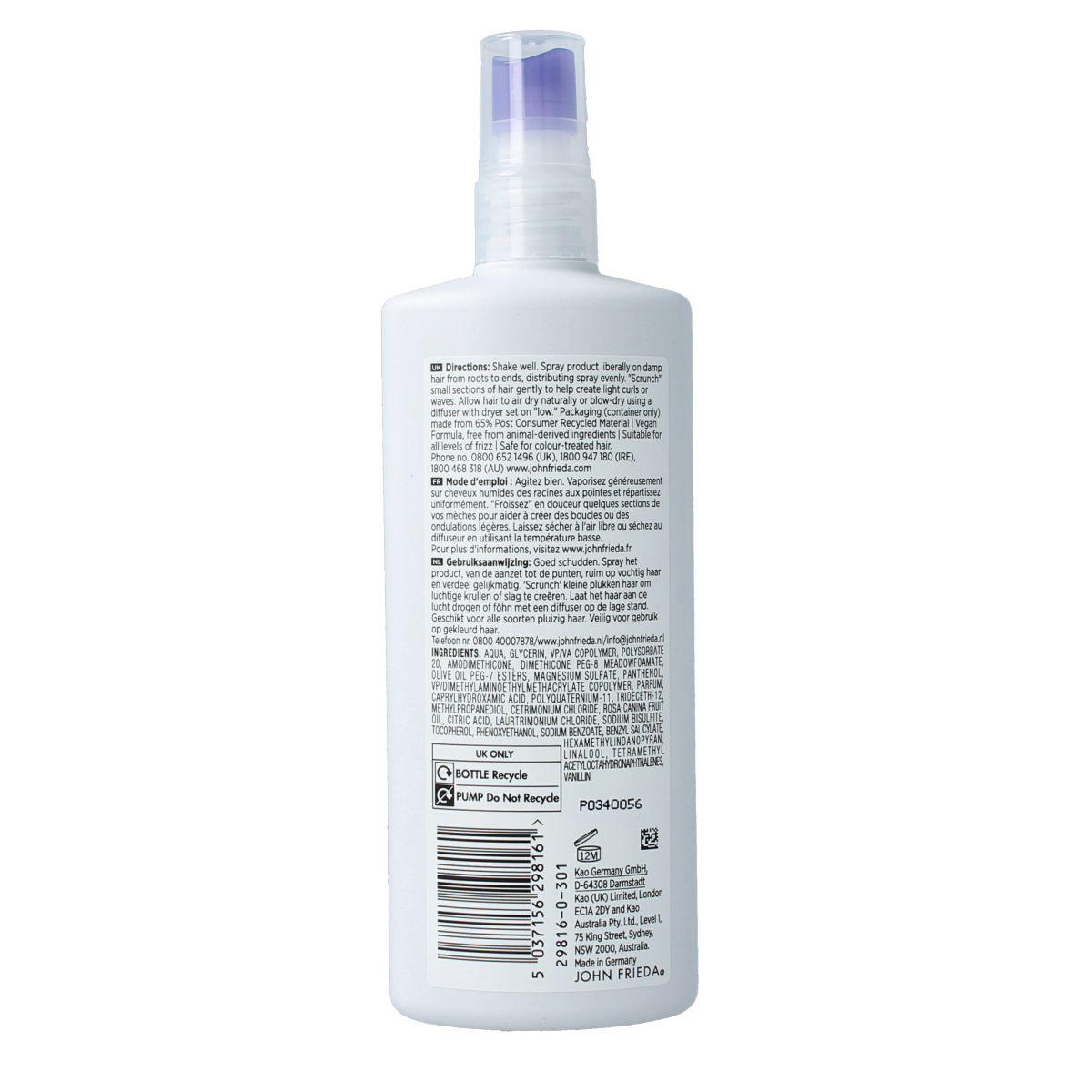 John Frieda Dream curls styling spray 200.00 Milliliter