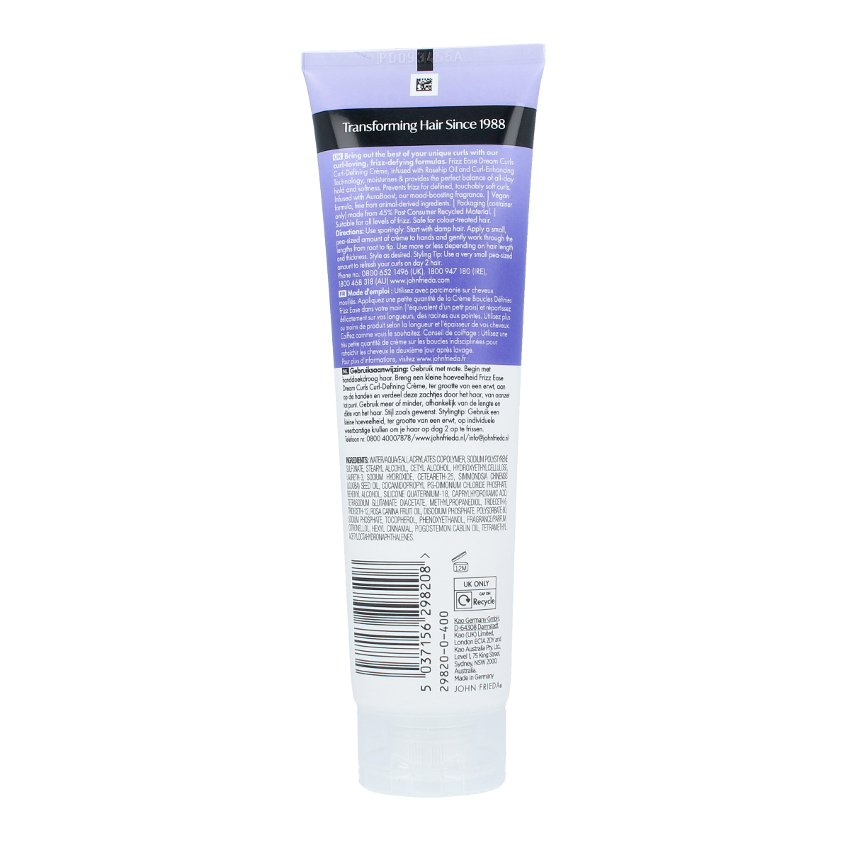 John Frieda Dream curls refining cream 150.00 Milliliter