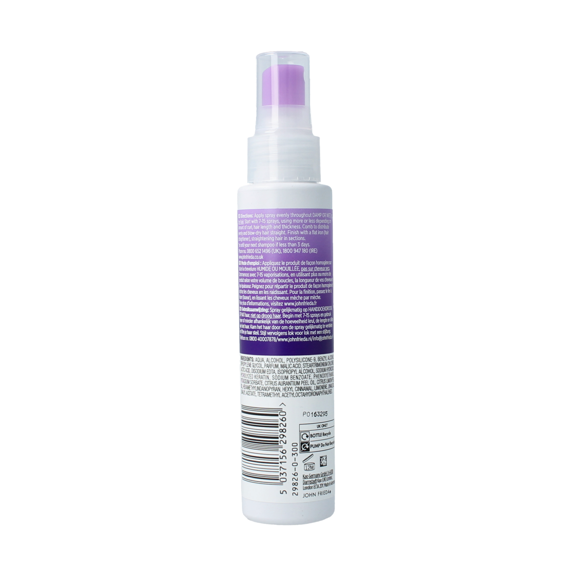 John Frieda 3-Day straight flat iron spray 200.00 Milliliter