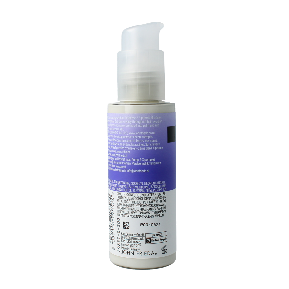 John Frieda Dream curls nourishing oil 100.00 Milliliter