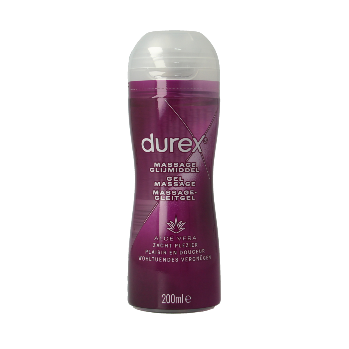 Durex Massageolie en glijmiddel 2-in-1 aloe vera 200.00 Milliliter