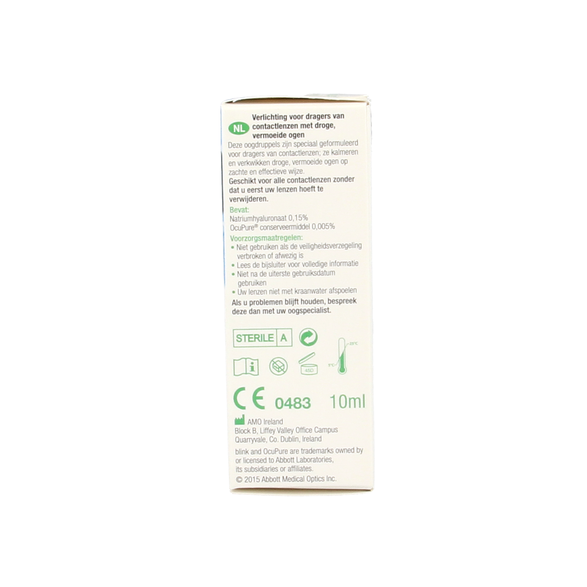 Blink Contacts oogdruppels 10.00 Milliliter