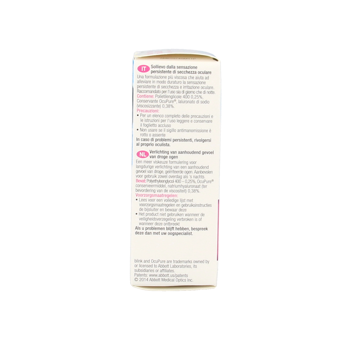 Blink Intensive tears plus oogdruppels 10.00 Milliliter