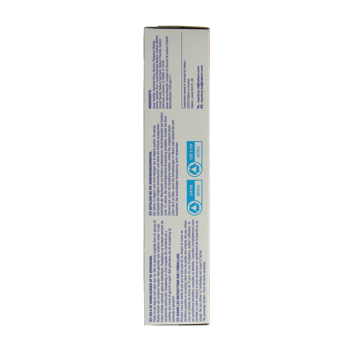 Sensodyne Tandpasta fresh mint 2 x 75ml 150.00 Milliliter
