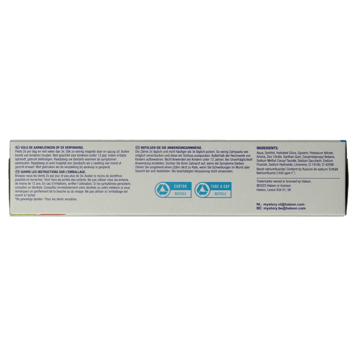 Sensodyne Tandpasta tandvleesbescherming 75.00 Milliliter