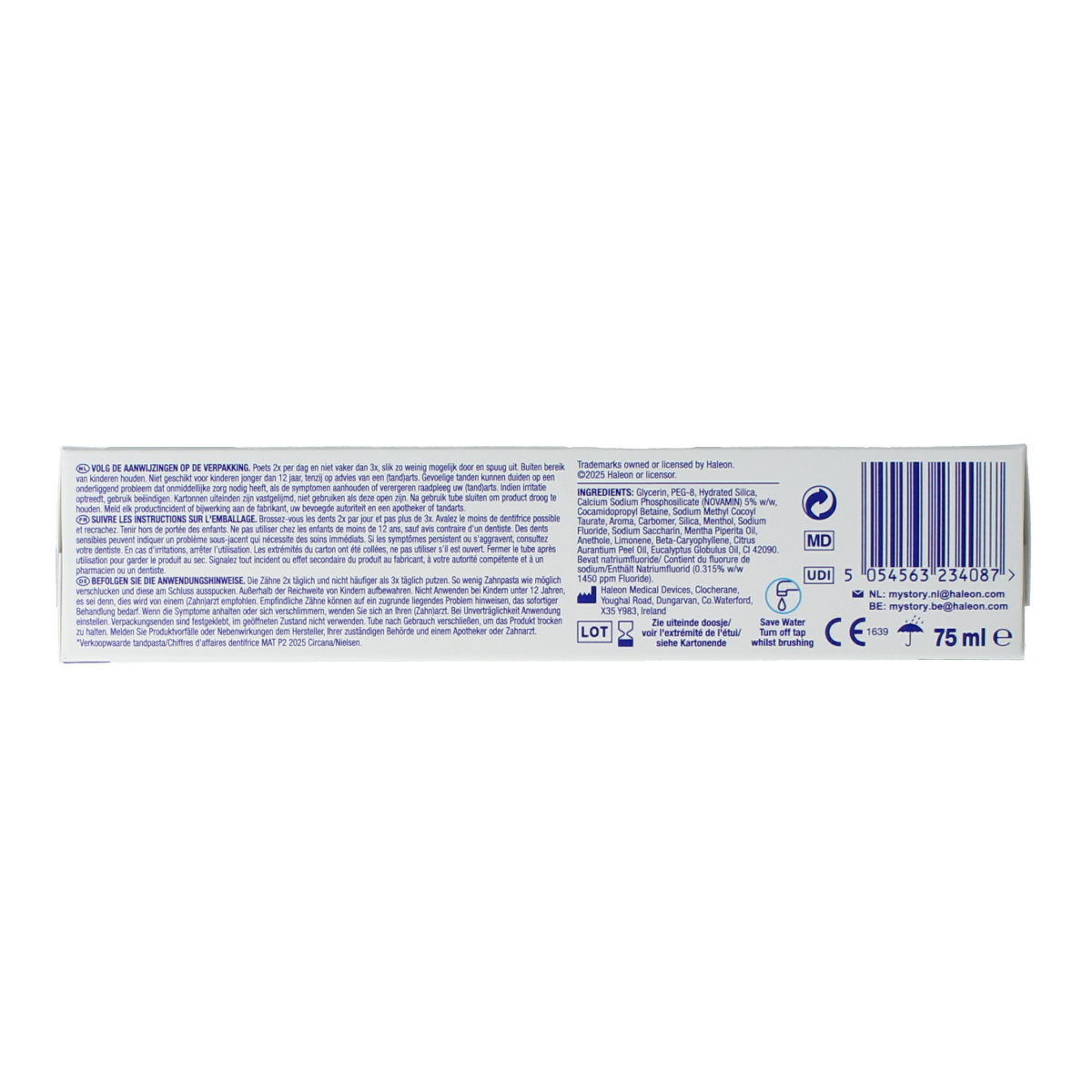 Sensodyne Tandpasta repair & protect whitening 75.00 Milliliter