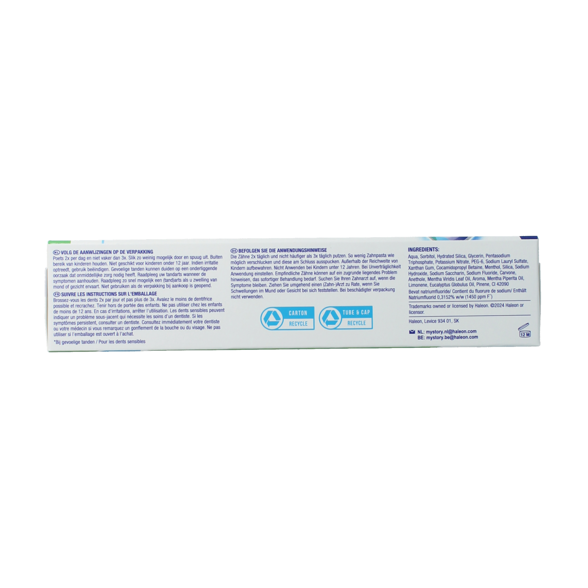 Sensodyne Tandpasta complete protection 75.00 Milliliter