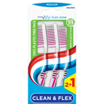 Aquafresh Tandenborstel clean & flex medium 3.00 Stuks
