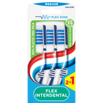 Aquafresh Tandenborstel flex interdental medium 3.00 Stuks