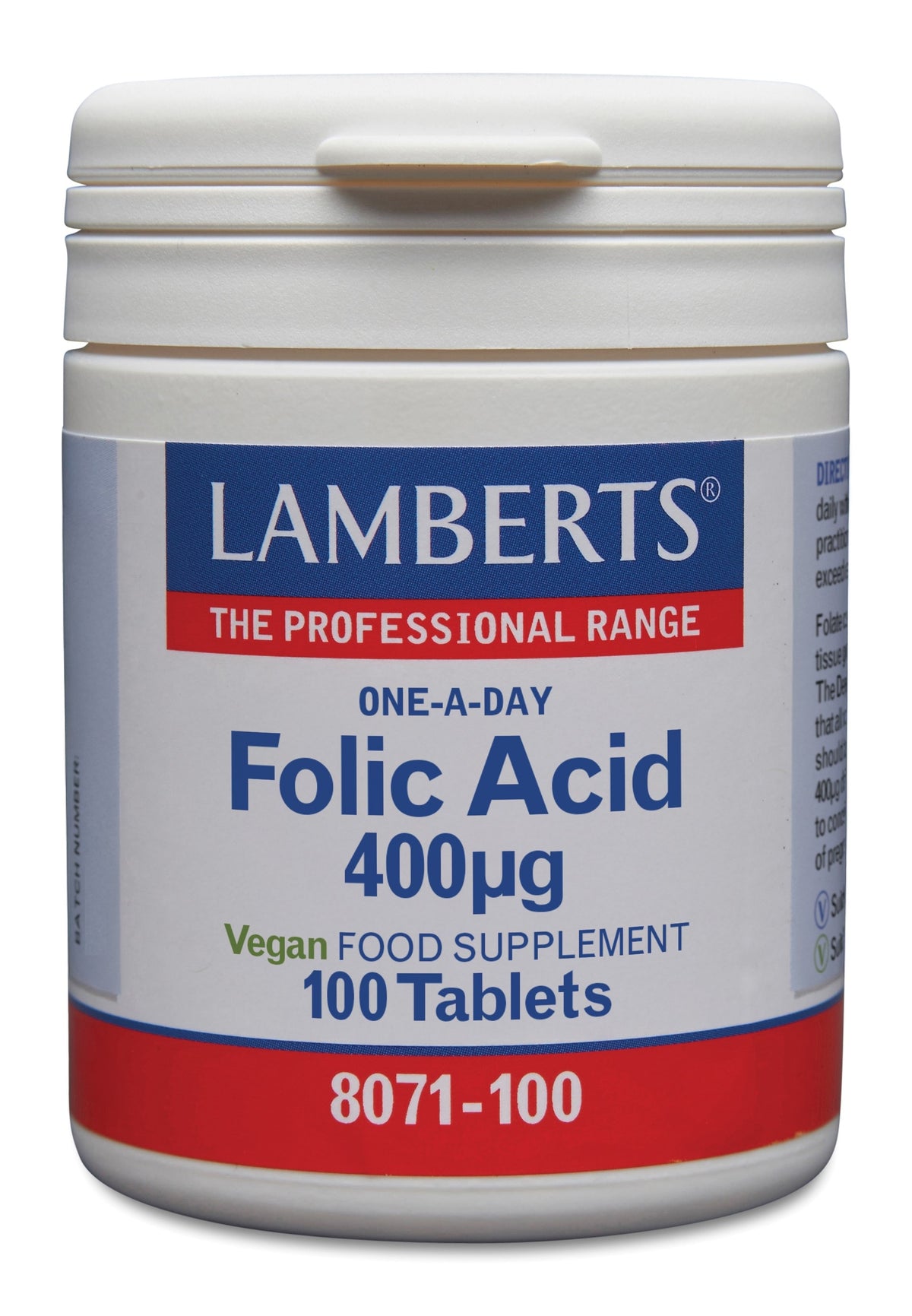 Lamberts Vitamine B11 400mcg (foliumzuur) 100.00 Tabletten