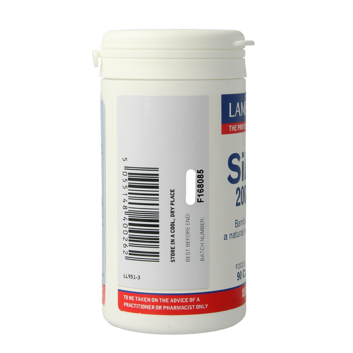 Lamberts Kiezelzuur uit bamboe (silica 200mg) 90.00 Vegetarische capsules