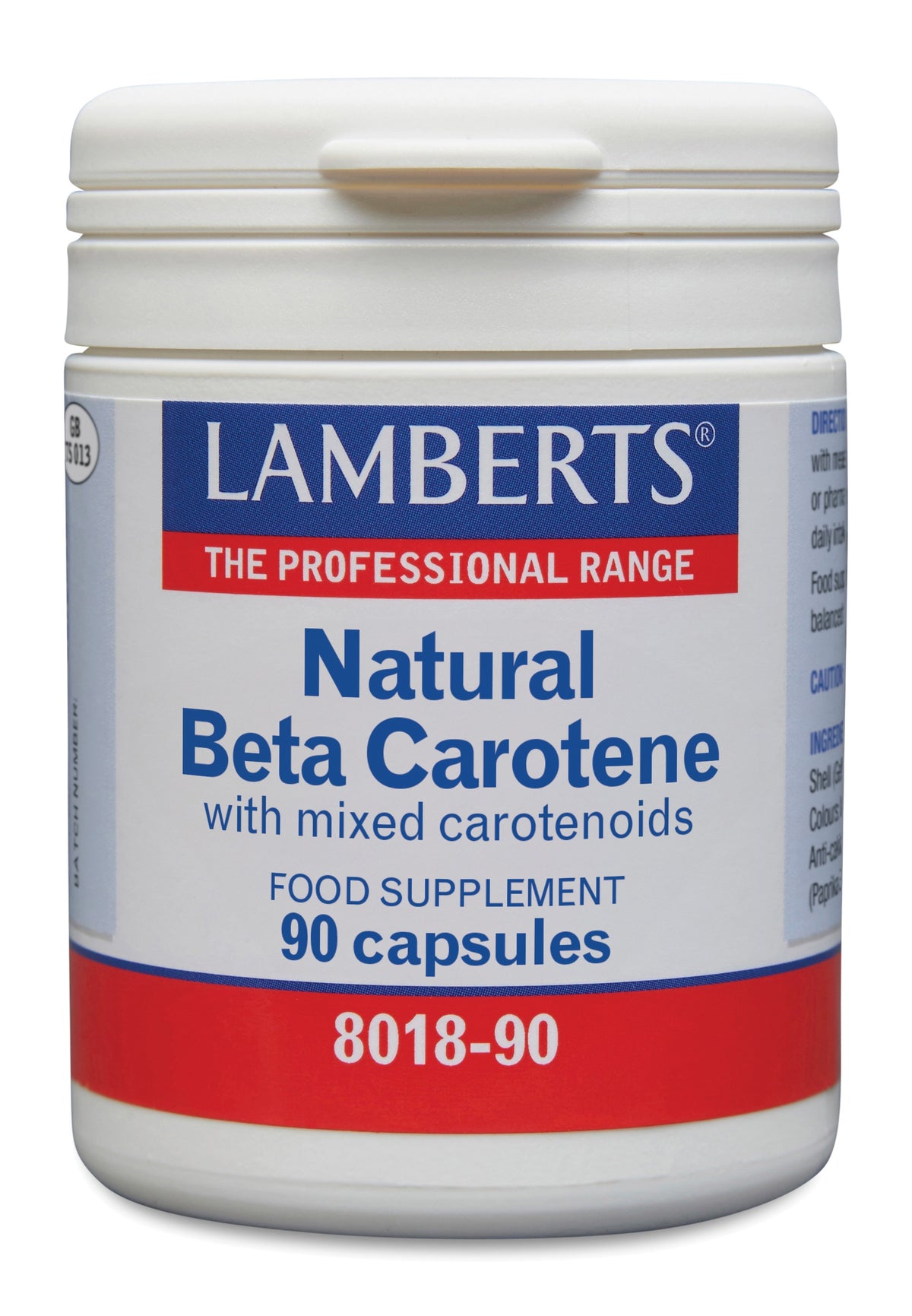 Lamberts Natuurlijke Beta-Caroteen  90.00 Capsules
