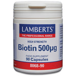 Lamberts Vitamine B8 500mcg (biotine) 90.00 Vegetarische capsules