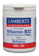 Lamberts Vitamine B12 100mcg (methylcobalamine) 100.00 Tabletten
