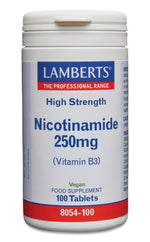 Lamberts Vitamine B3 250mg (nicotinamide) 100.00 Tabletten