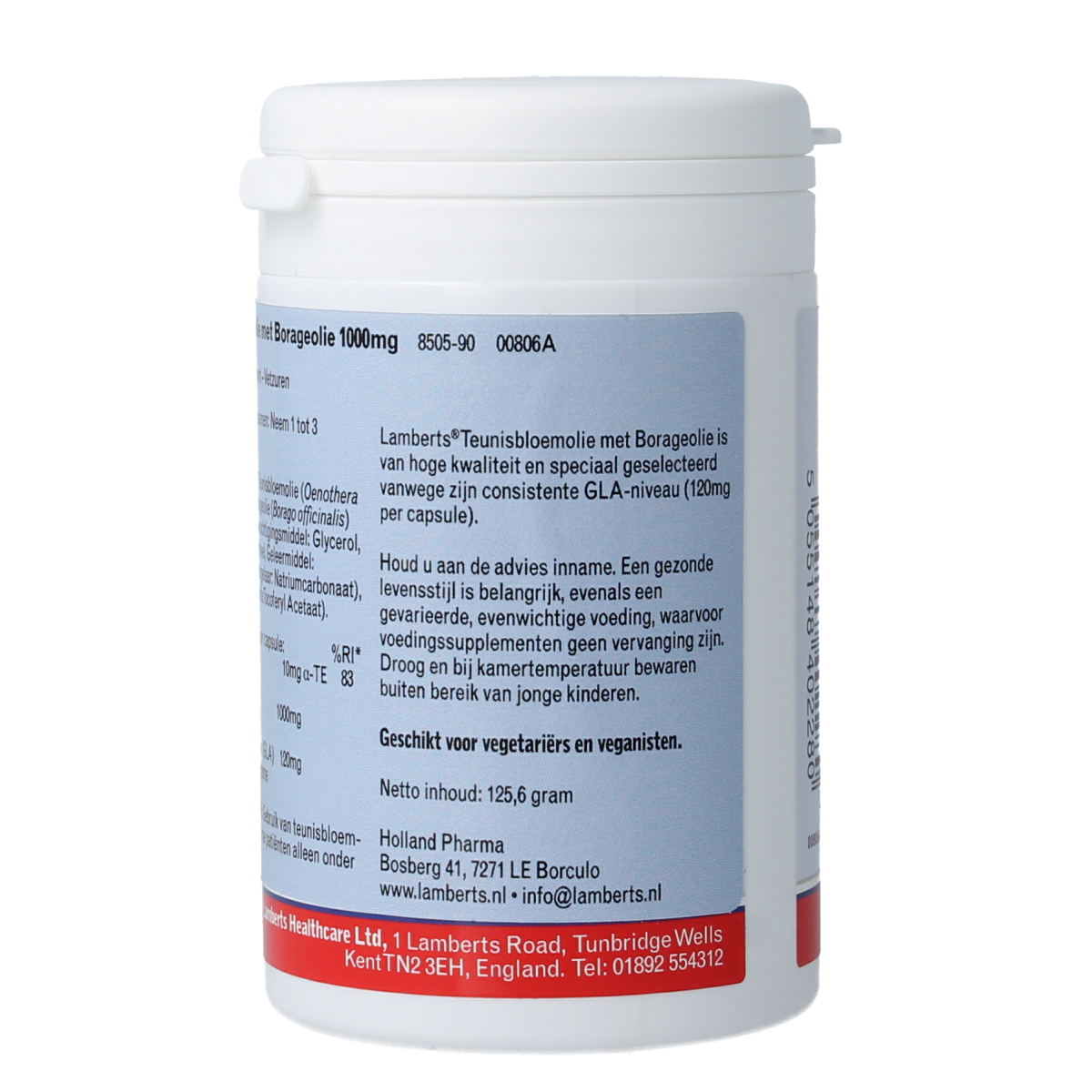 Lamberts Teunisbloem met borageolie 1000mg 90.00 Capsules
