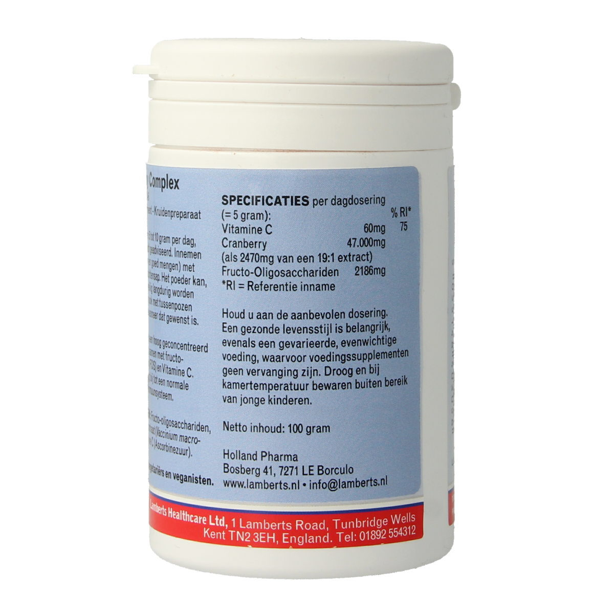 Lamberts Cranberry complex 100.00 Gram