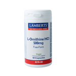 Lamberts L-Ornithine 500mg 60 Vegetarische capsules