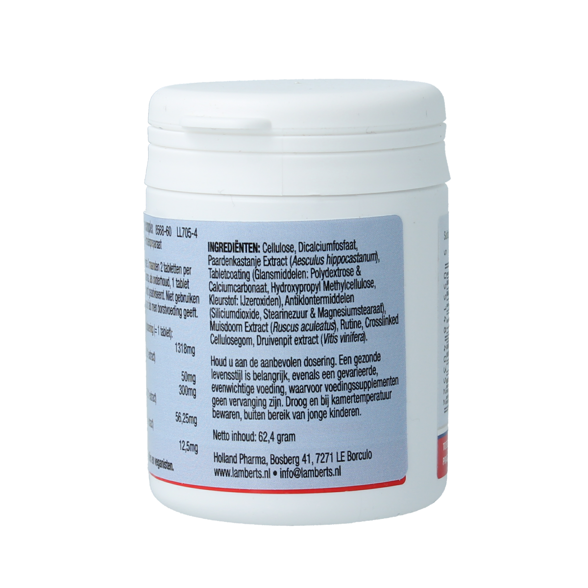 Lamberts Paardenkanstanje complex (Aescine, Horse Chestnut) 60.00 Tabletten