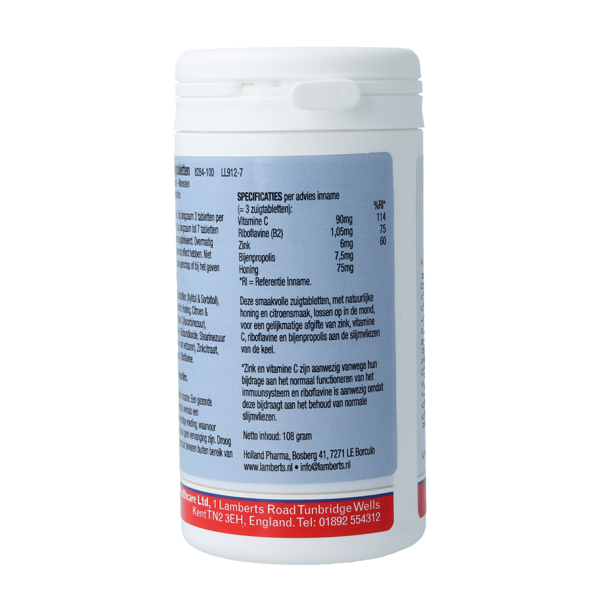 Lamberts Zink (zinc) plus  100.00 Zuigtabletten