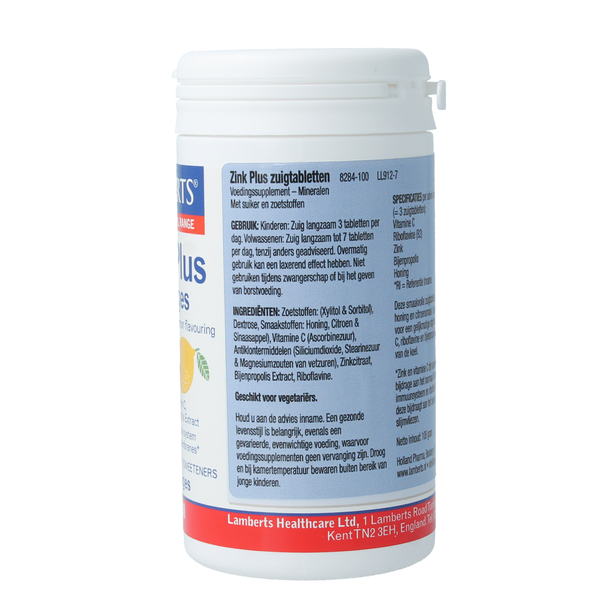 Lamberts Zink (zinc) plus  100.00 Zuigtabletten