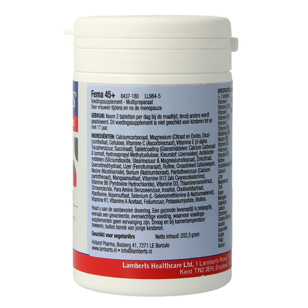 Lamberts FEMA 45+ 180.00 Tabletten