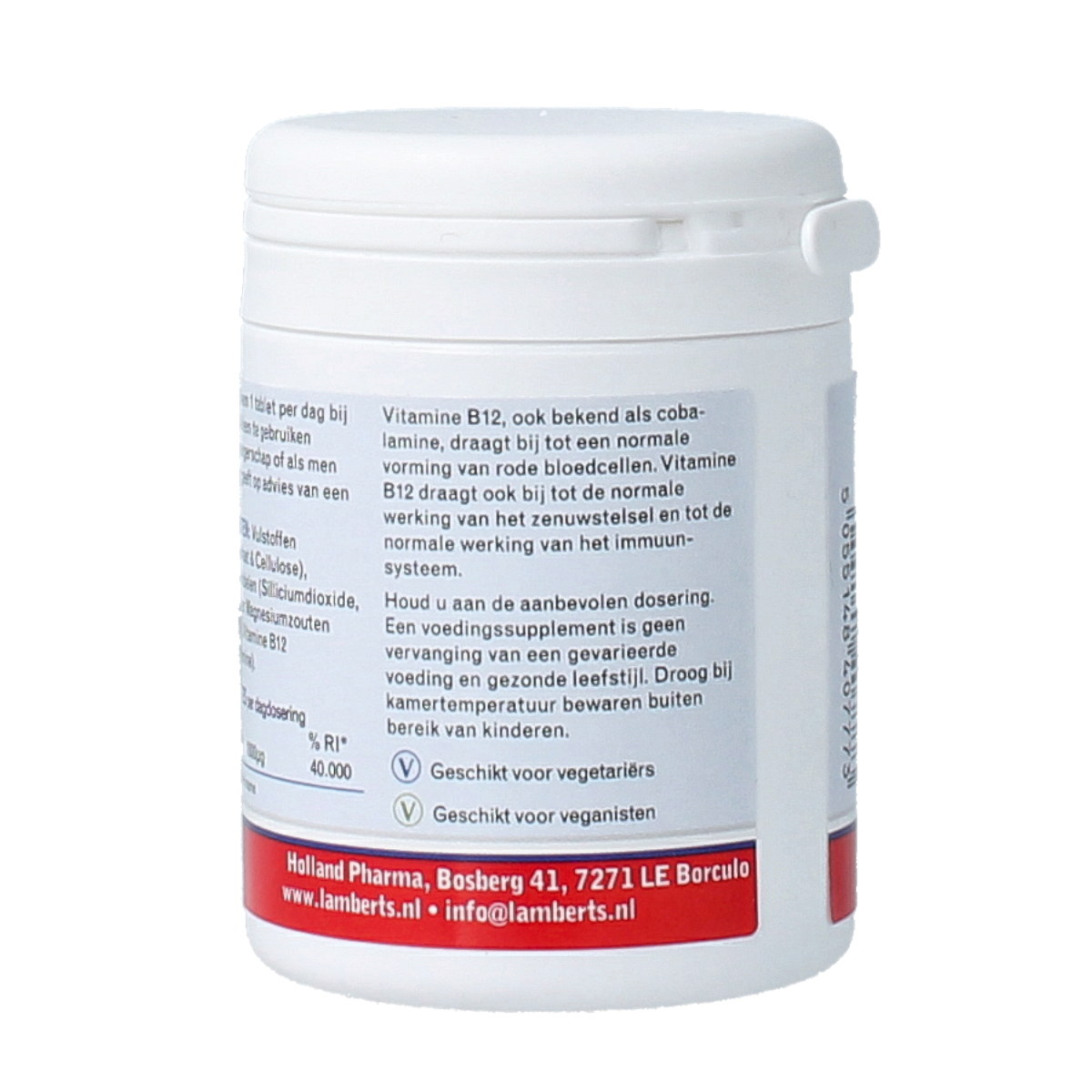 Lamberts Vitamine B12 1000mcg (cyanocobalamine) 60.00 Tabletten