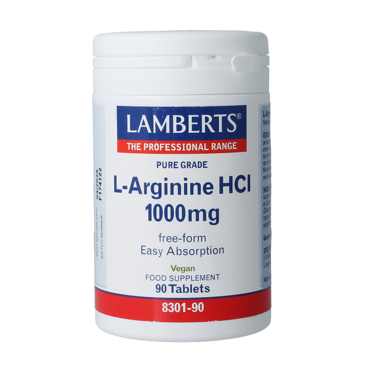 Lamberts L-Arginine 1000mg 90.00 Tabletten