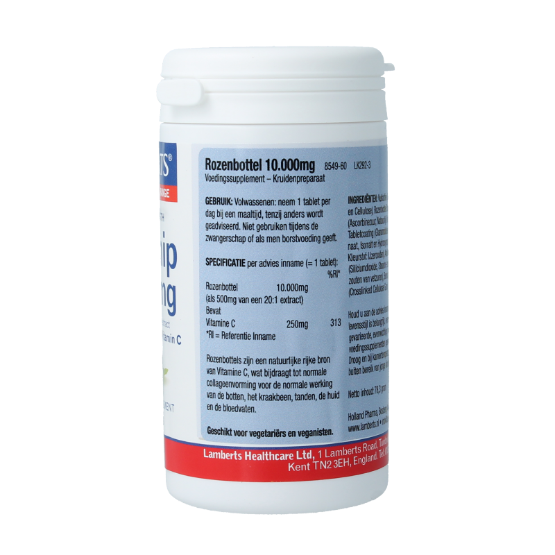 Lamberts Rozenbottel 10.000mg 60 Tabletten