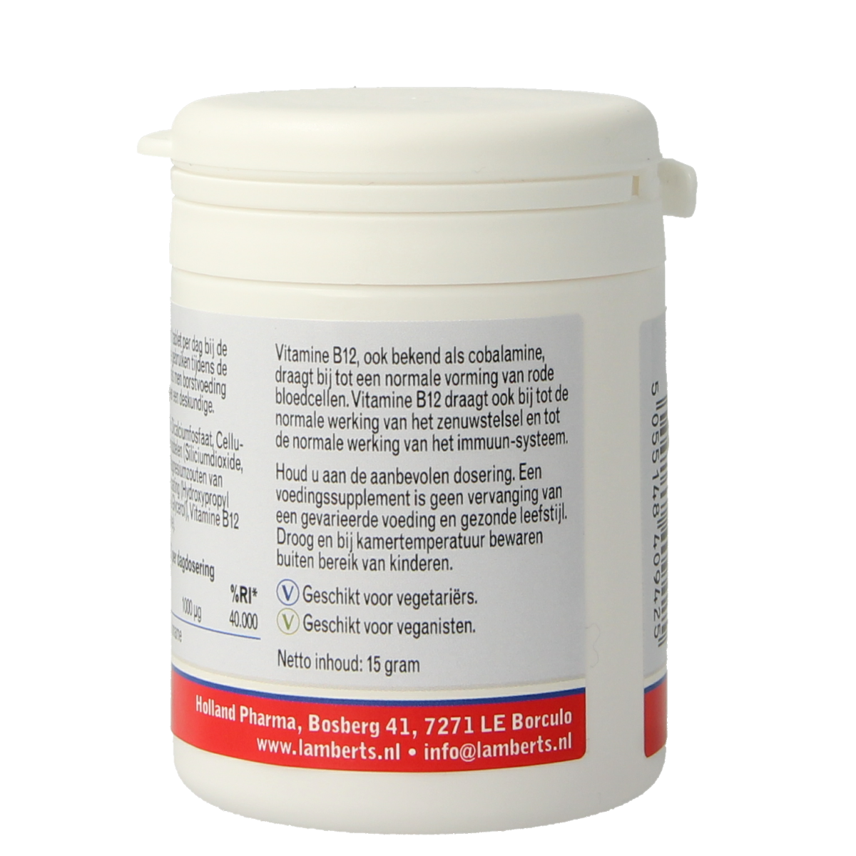 Lamberts Vitamine B12 1000mcg (methylcobalamine) 60.00 Tabletten