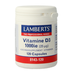 Lamberts Vitamine D3 1000IE 25mcg 120.00 Capsules