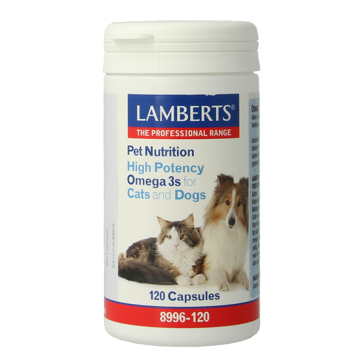 Lamberts Omega 3 voor dieren hond en kat 120.00 Capsules