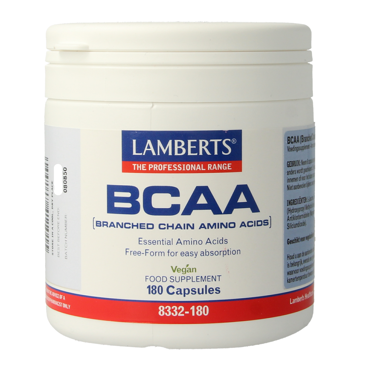 Lamberts BCAA Complex 180.00 Capsules
